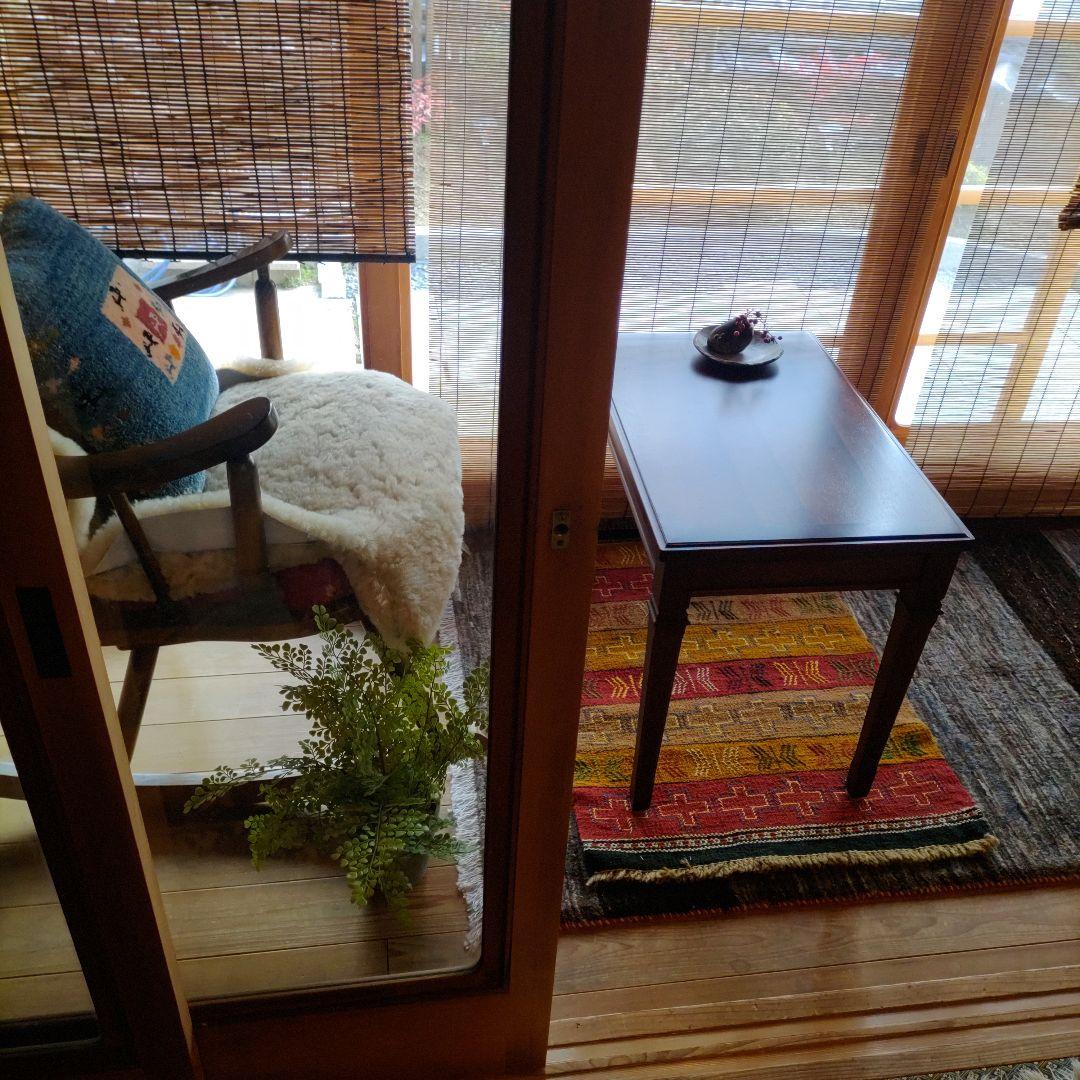 グーチャンキリム 手織り 草木染 イラン 玄関マット