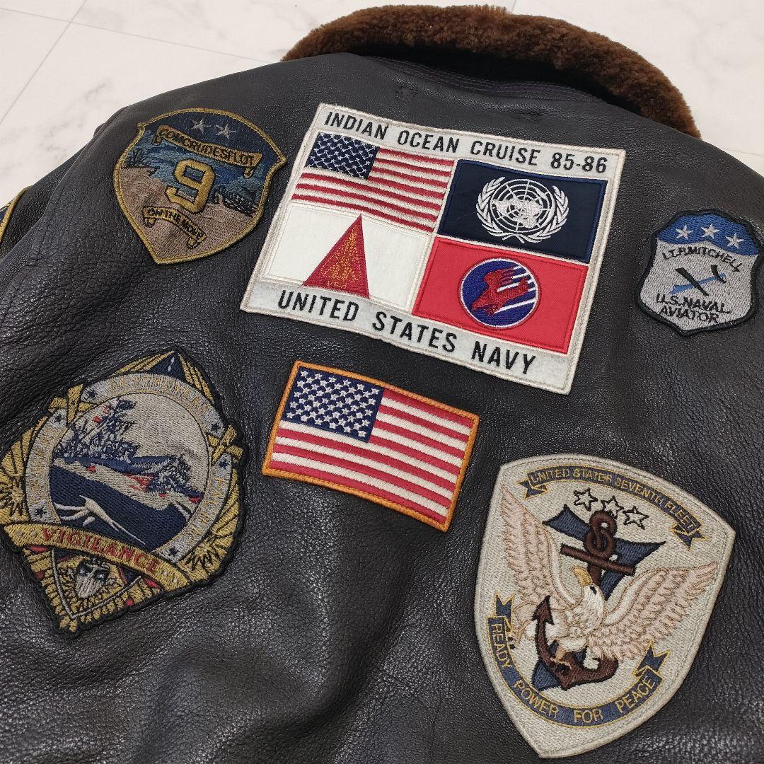 【新品タグ付】AVIREX　トップガン　G-1　山羊革　フライトジャケット　40