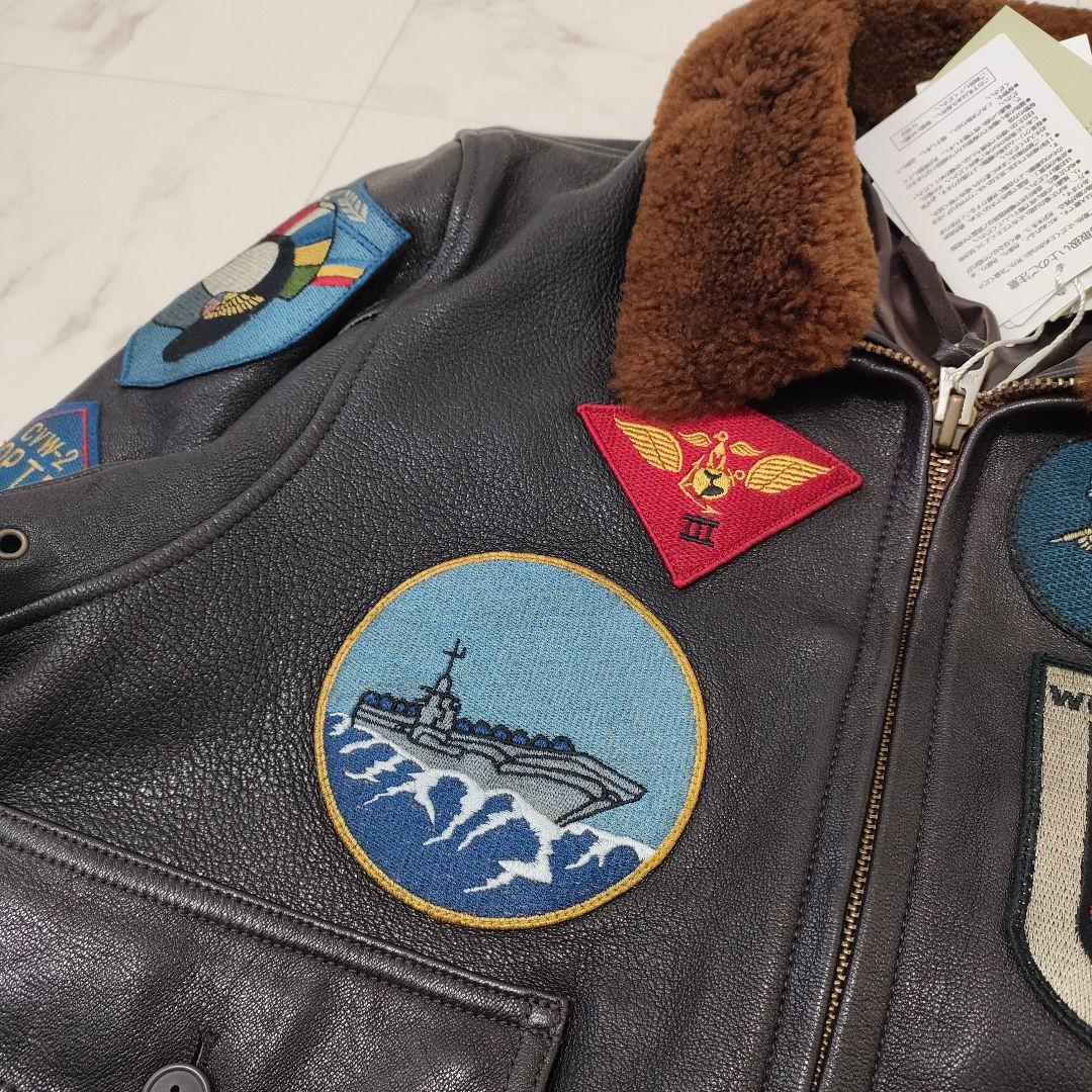 【新品タグ付】AVIREX　トップガン　G-1　山羊革　フライトジャケット　40