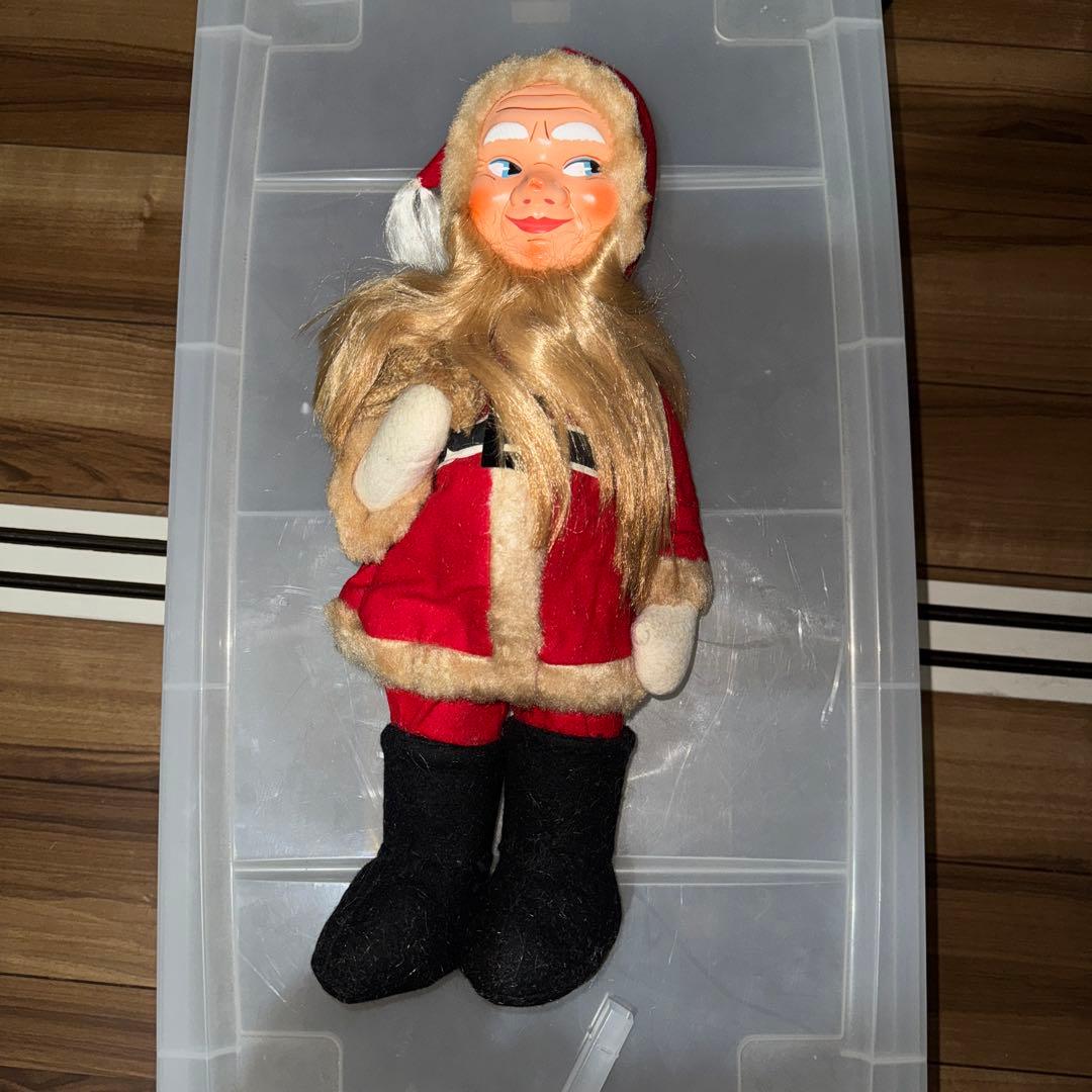 60s スウェーデン製 ブロンド碧眼美女 サンタクロース 北欧ヴィンテージ