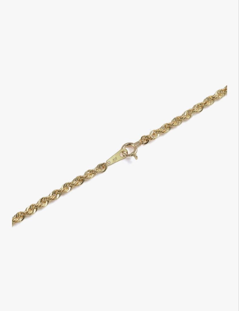 【保証書あり】Speranza 18k ロープネックレス