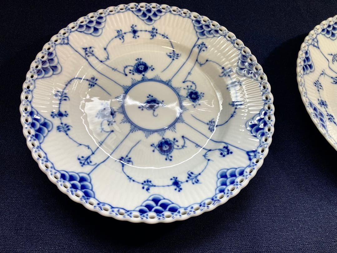 ピーちゃんママ‼️ ロイヤルコペンハーゲンブルーフルーテッドフルレース19