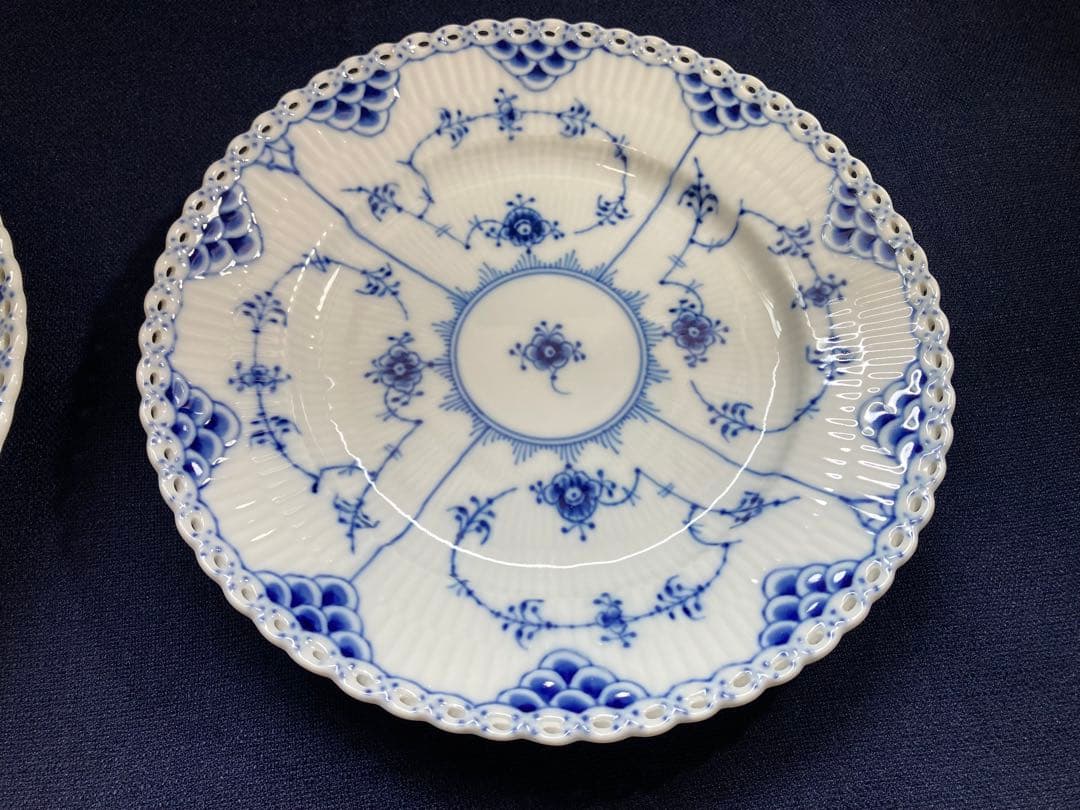 ピーちゃんママ‼️ ロイヤルコペンハーゲンブルーフルーテッドフルレース19