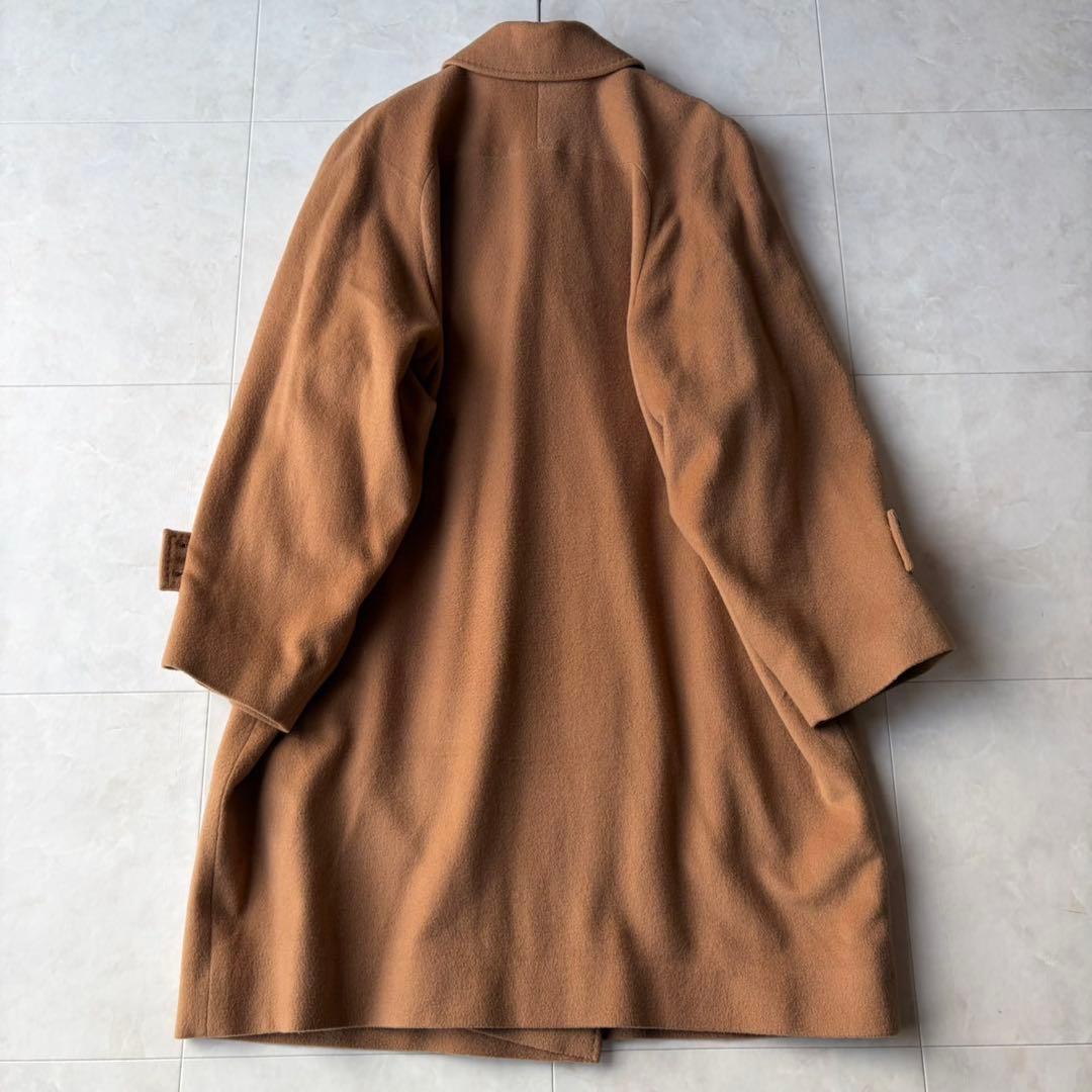 カシミヤ100% CASA DORRA カサドーラ ダブルコート キャメル L