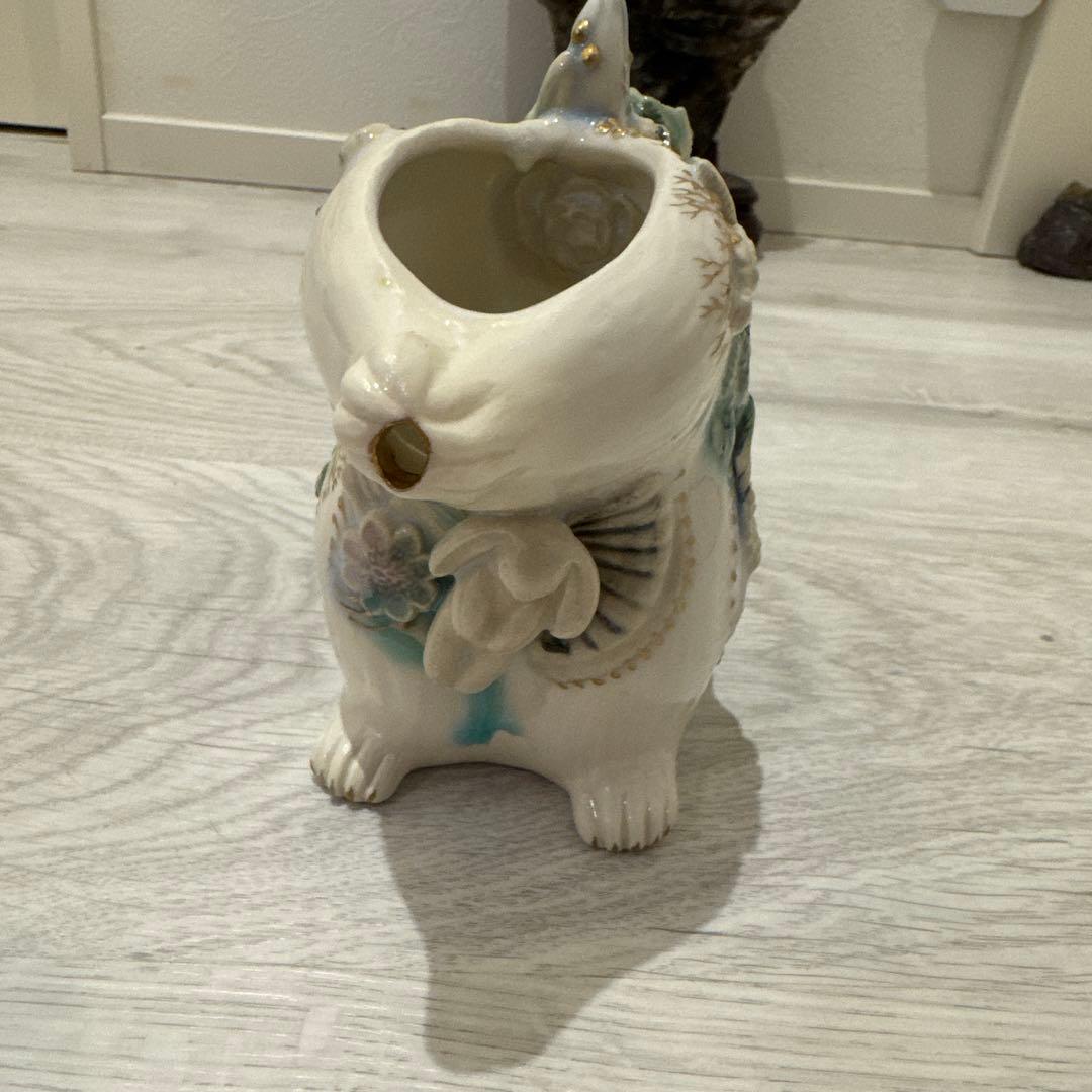 大石さんの陶器のモチーフピッチャー 約20cm