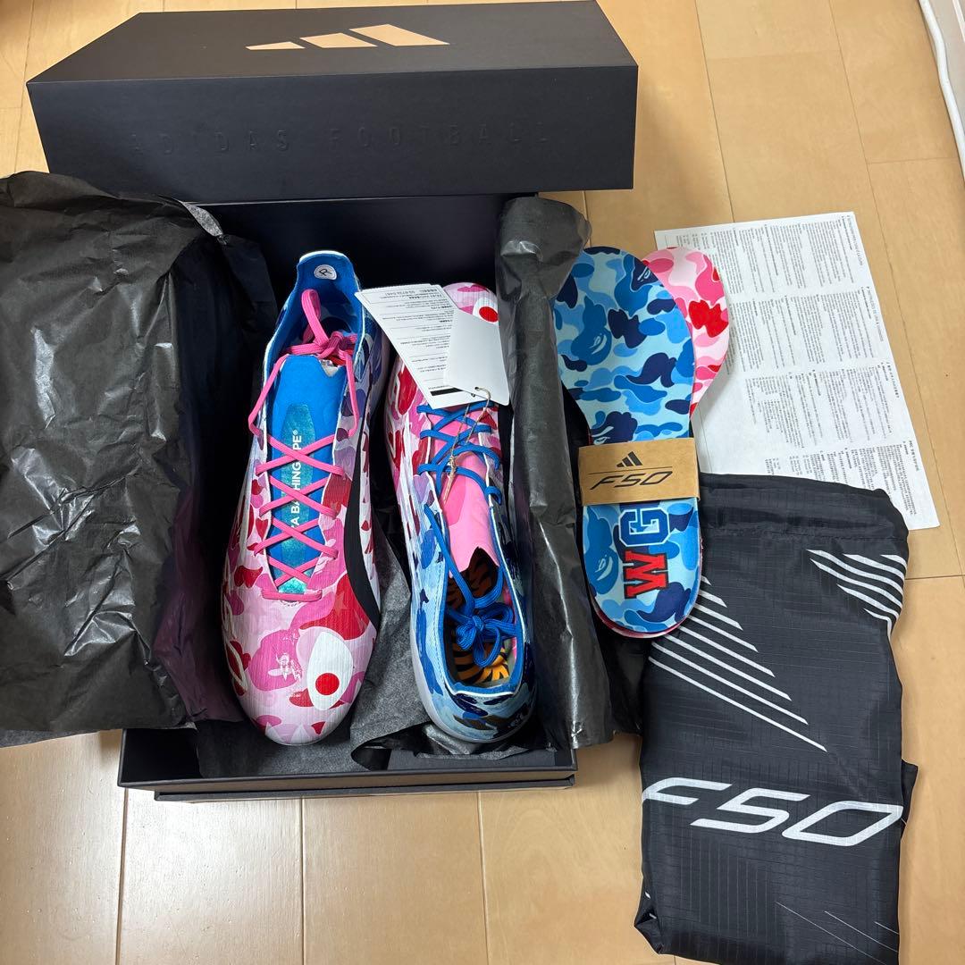 m*a様 APE×adidas F50 elite FG 天然芝用　27.0cm