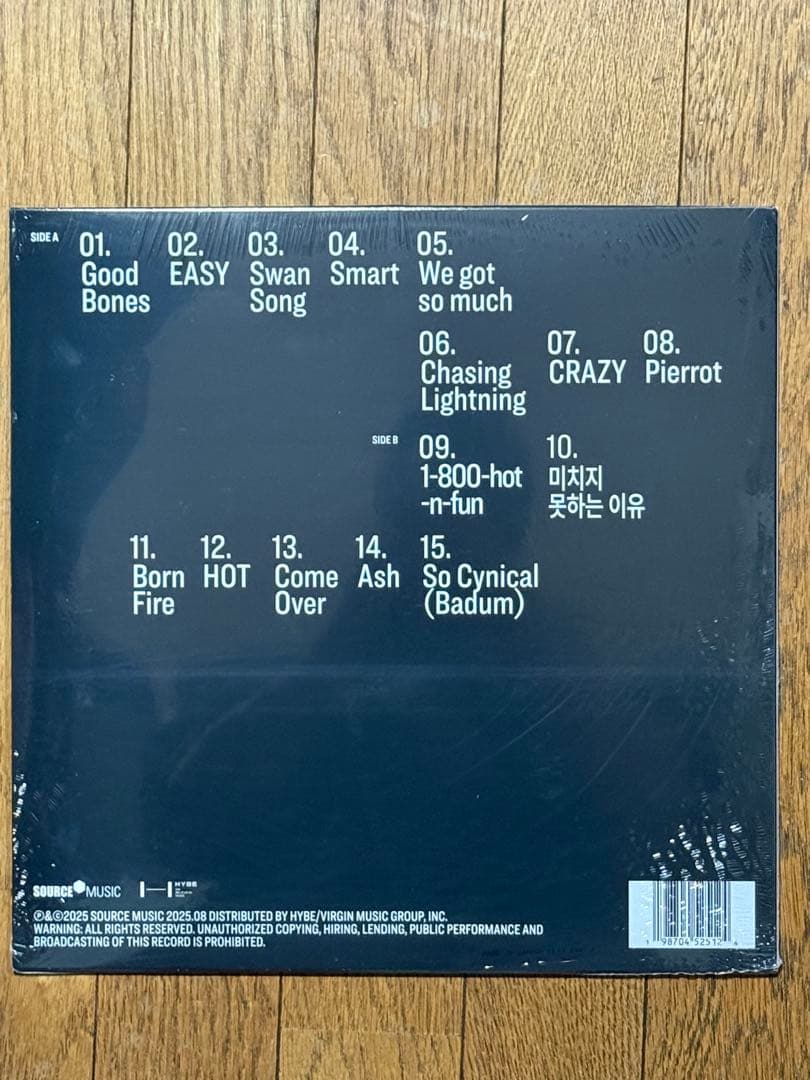 K-POP・アジア EASY-CRAZY-HOT SPECIAL VINYL CARBONBLACK