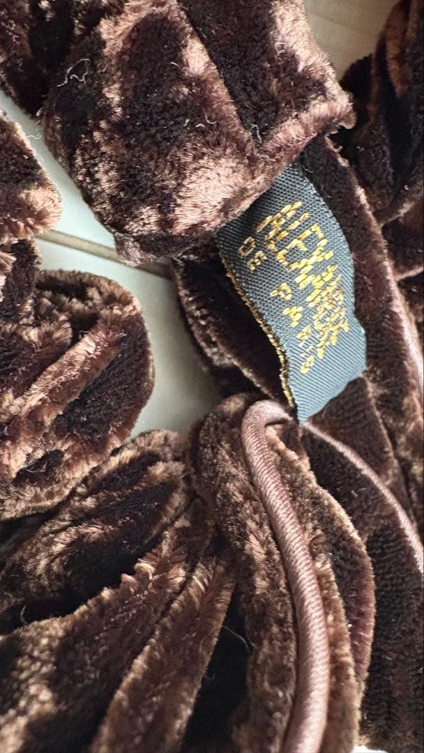 alexandredeparis シュシュ　ブラウン