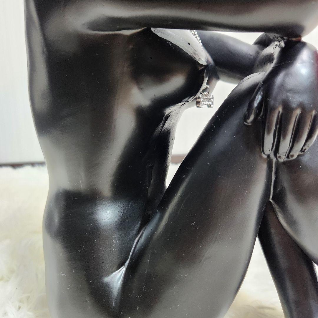 【美品】KARE デザイン ギャングスターラビット ブラック デコフィギア