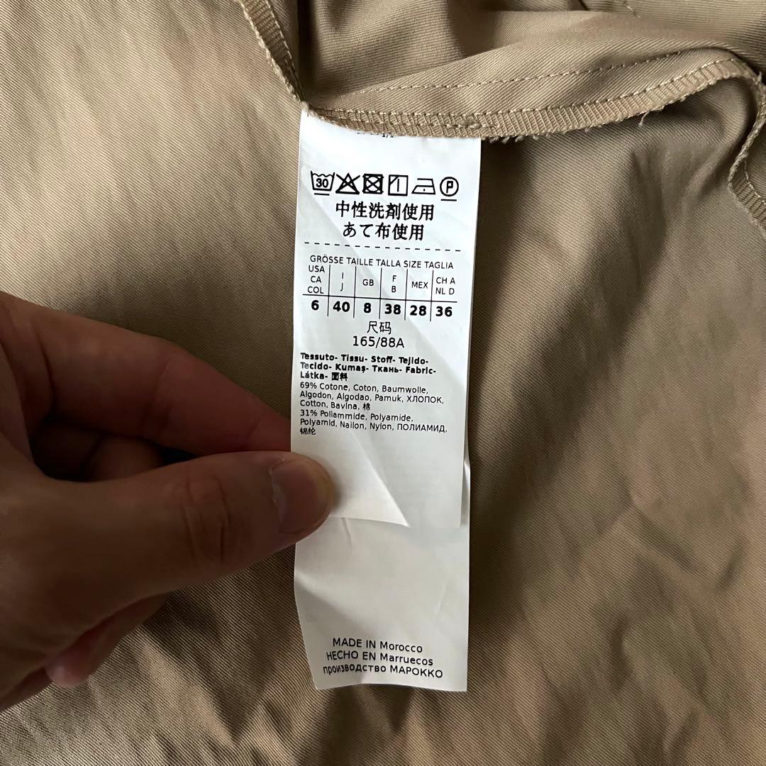 美品 ウィークエンドマックスマーラ ベスト ジレ トレンチコート ベルト付 現行