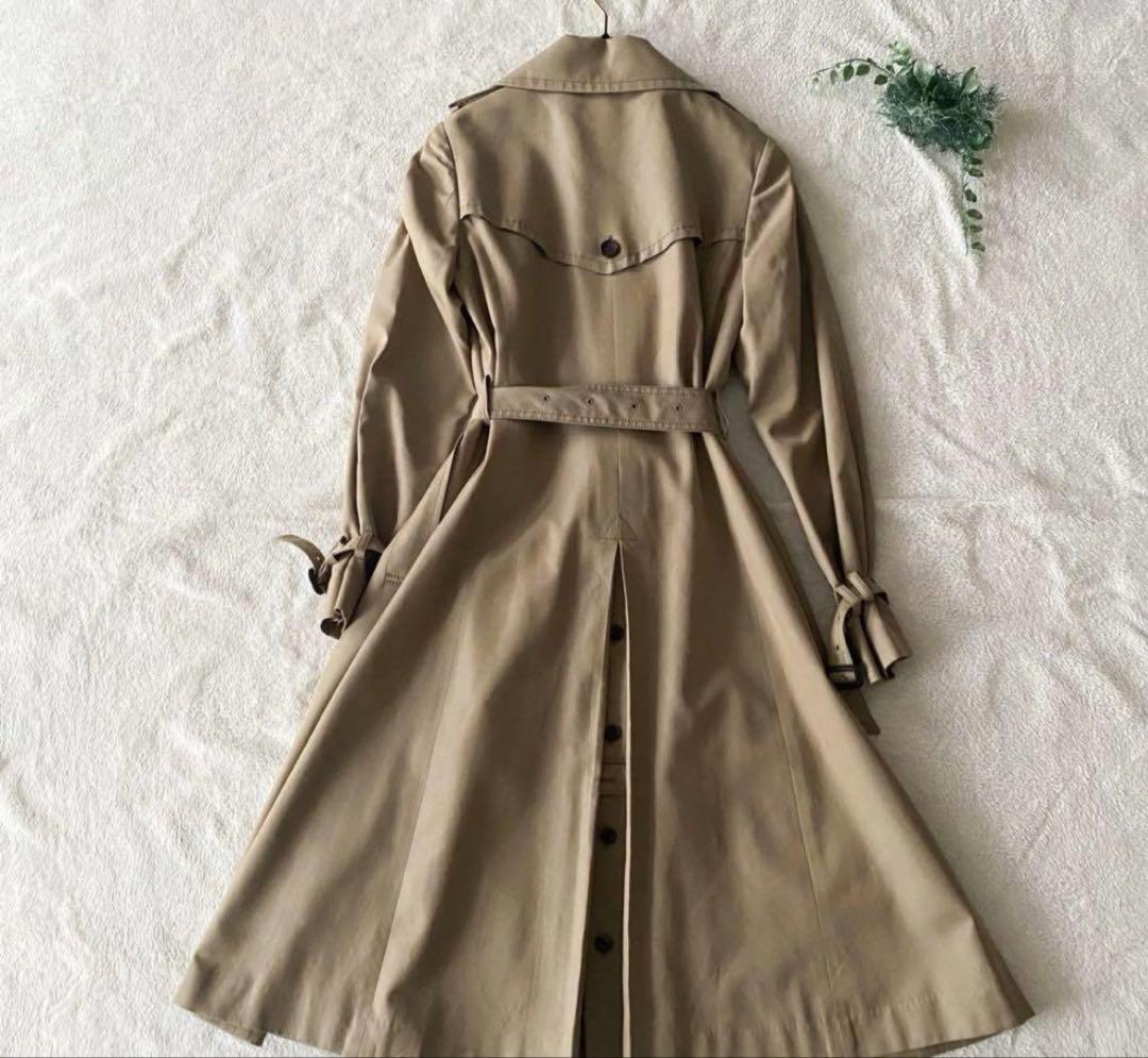 美品✨BALLSEY ボールジィ　シルクウール　ロングトレンチコート　38 M