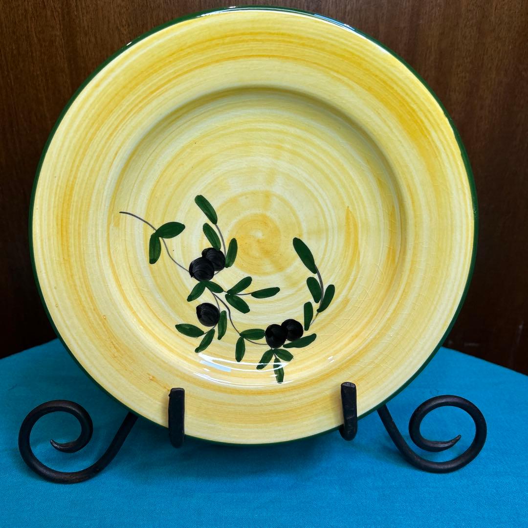 レア ZONAヴィンテージ スペイン製 モニーク陶器　オリーブの枝　11点セット