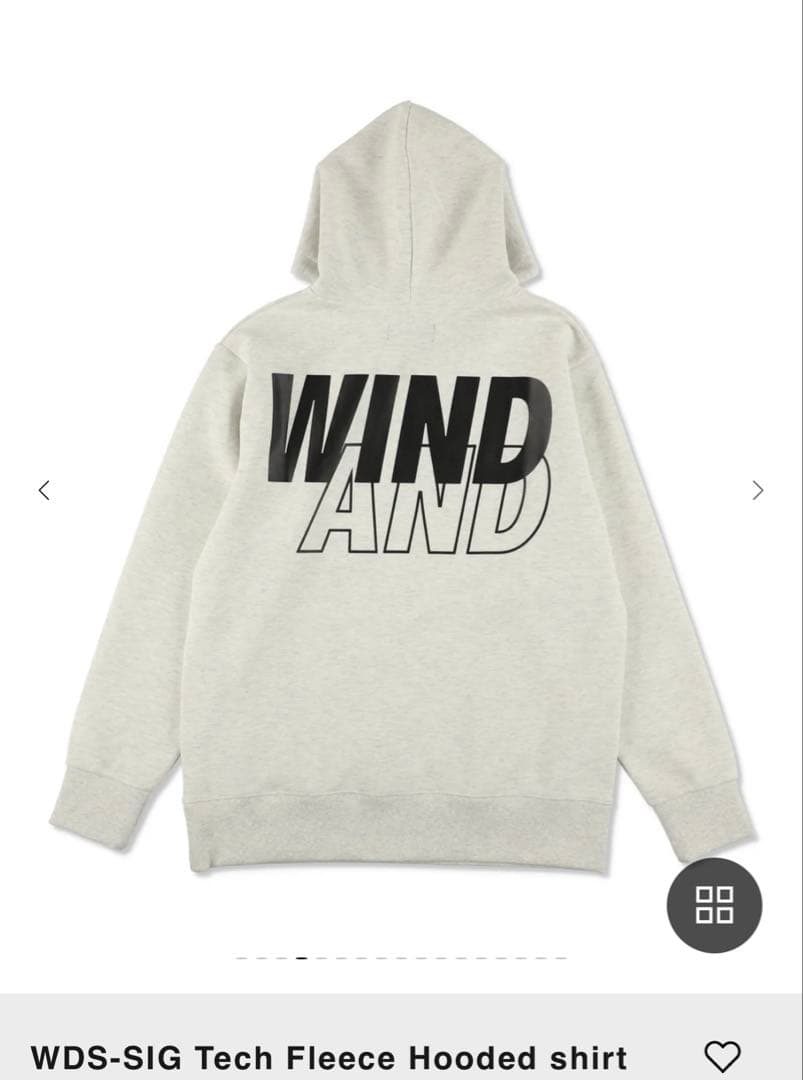 オンライン即完売WDS-SIG Tech Fleece Hooded shirt