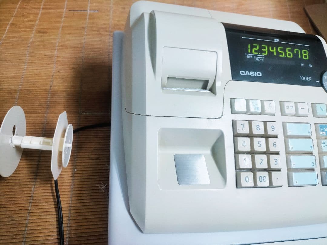 カシオレジスター　100ER　簡単便利特殊　送料込　207000