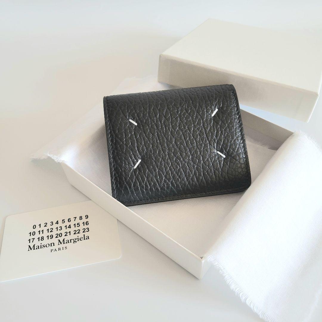【新品未使用】Maison Margiela 二つ折り財布 BLACK