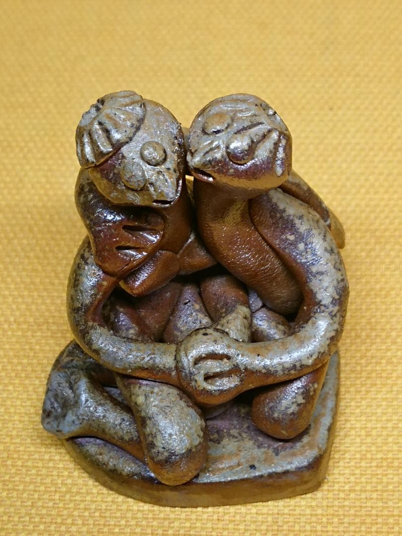 人形　陶器　置物　インテリア　工芸品　美術品　A1560
