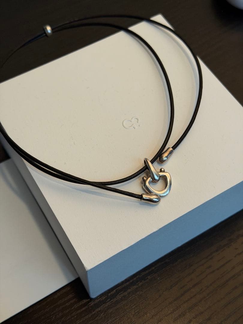 heres CETACEA LEATHER ネックレス　ヒアーズ 箱付き