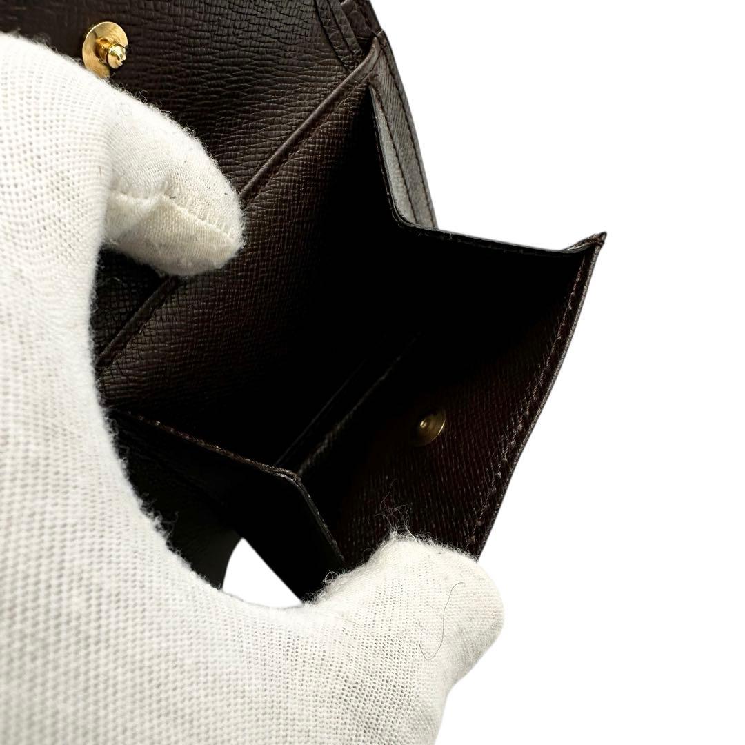 【極美品】ルイヴィトン ポルトフォイユ マルコ ダミエ 折り財布 CA0937