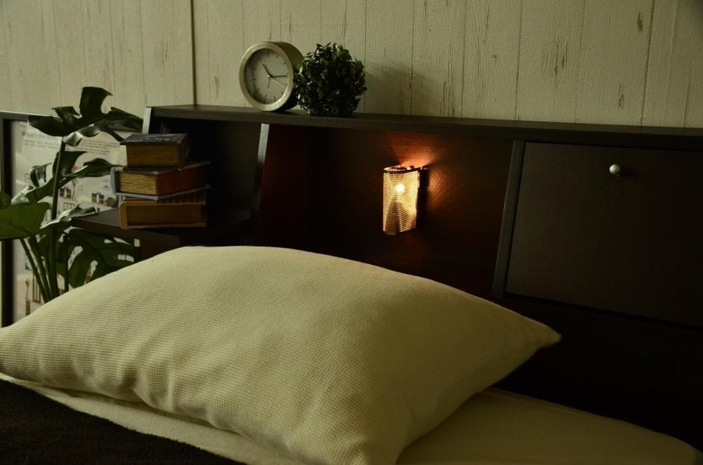 【シングル】Alloys引出し付ベッド+【マットレス】のセットダークブラウン