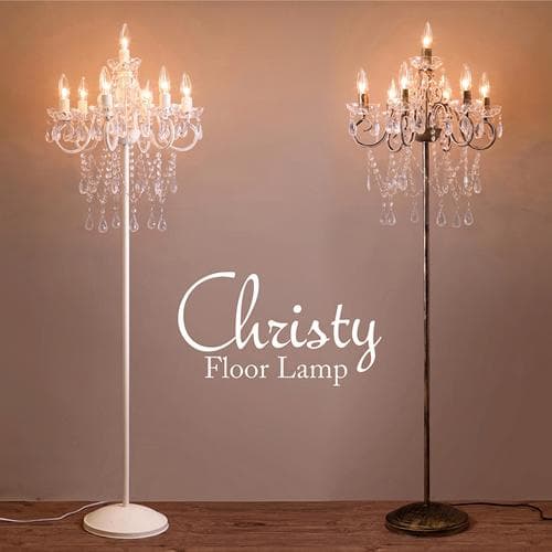 アンティーク調 7灯シャンデリア（クリスティ）led フロアランプ おしゃれ照明