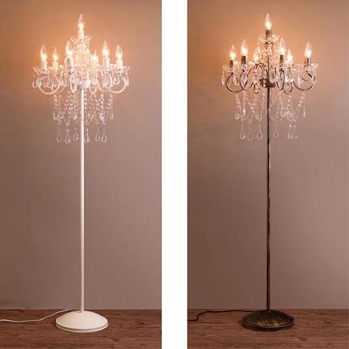 アンティーク調 7灯シャンデリア（クリスティ）led フロアランプ おしゃれ照明