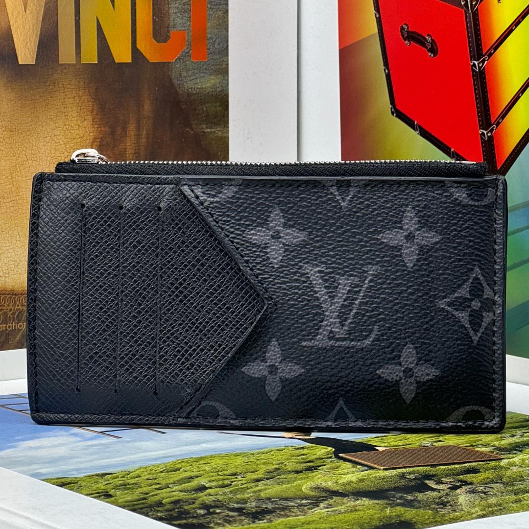 極上品 ルイヴィトン モノグラム エクリプス カード・ホルダー A242