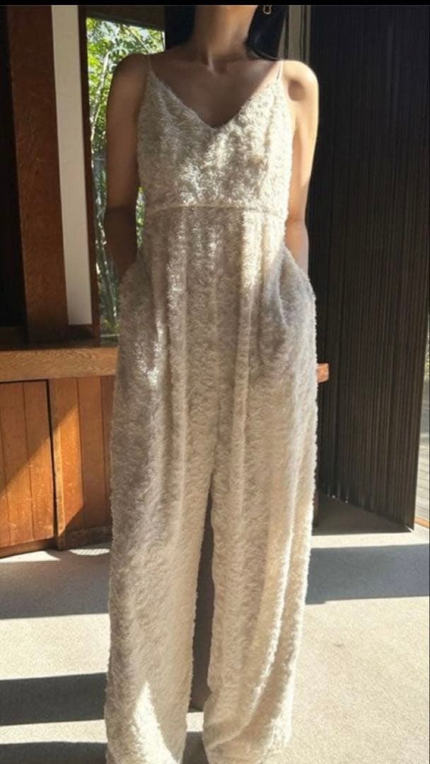 CLANE FRINGE CAMISOLE ALL IN ONE サイズ