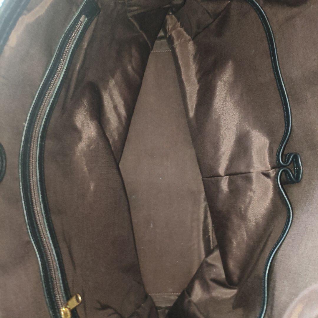 万双　シモーネBOXトートバッグ　ブラック