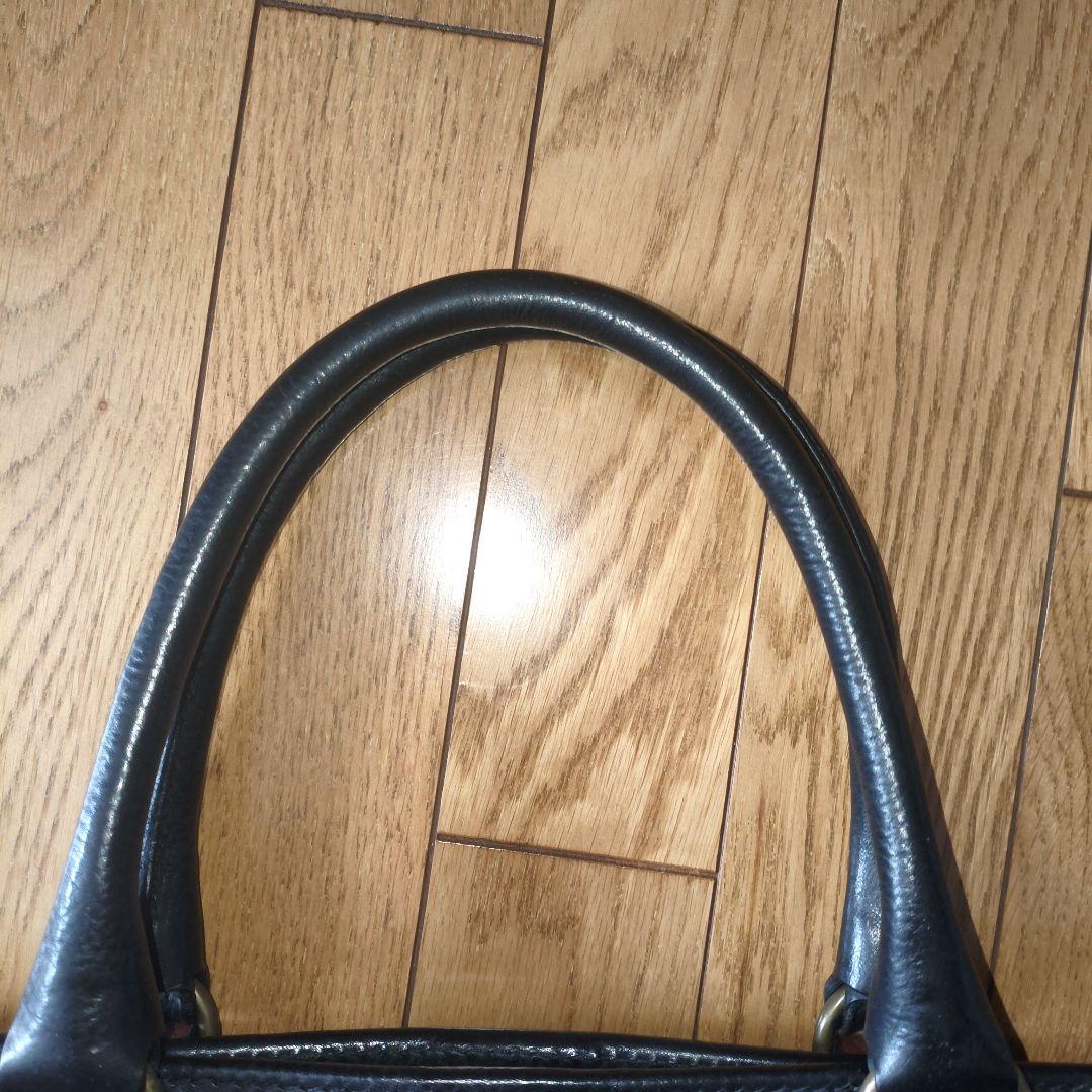 万双　シモーネBOXトートバッグ　ブラック