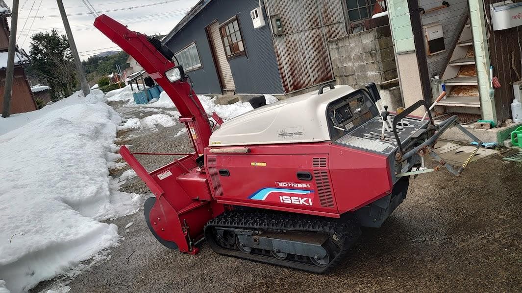★イセキ（フジイ） 大型 除雪機 SD1122S1 ガソリン 39時間 中古