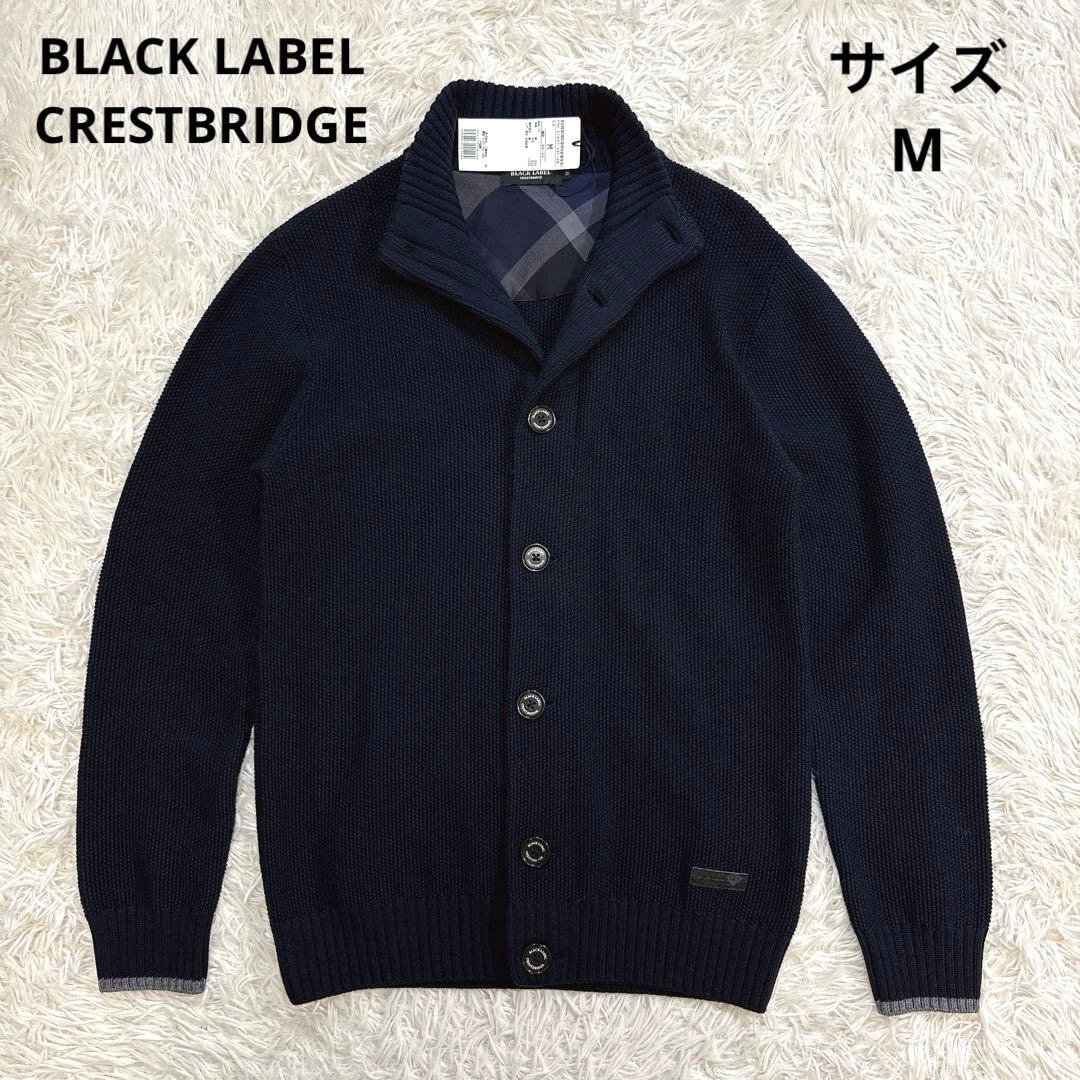 【未使用】ブラックレーベルクレストブリッジ ガーディアン チェック ネイビー M