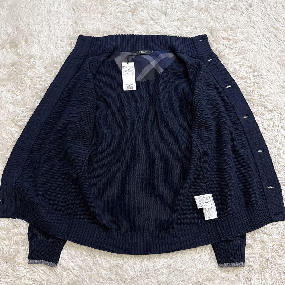 【未使用】ブラックレーベルクレストブリッジ ガーディアン チェック ネイビー M