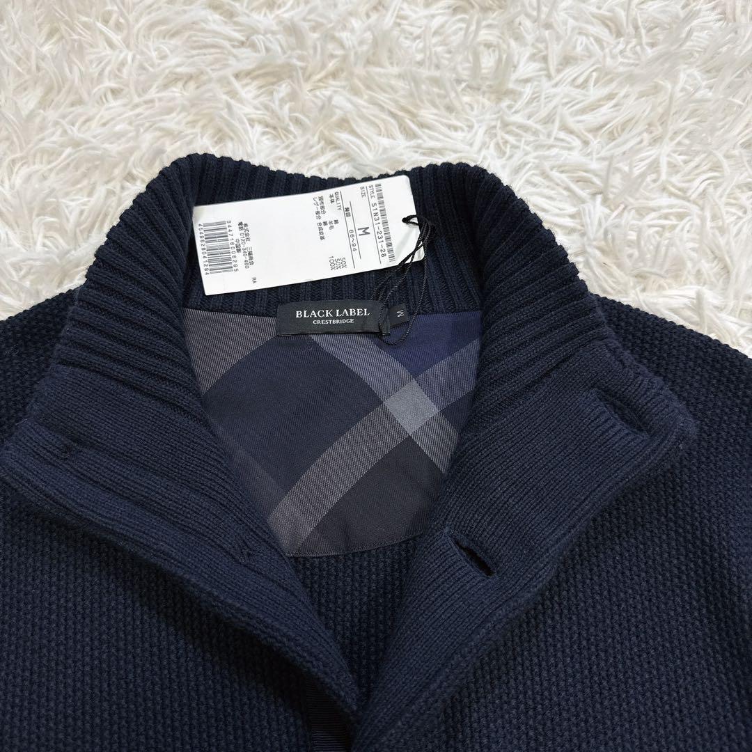 【未使用】ブラックレーベルクレストブリッジ ガーディアン チェック ネイビー M