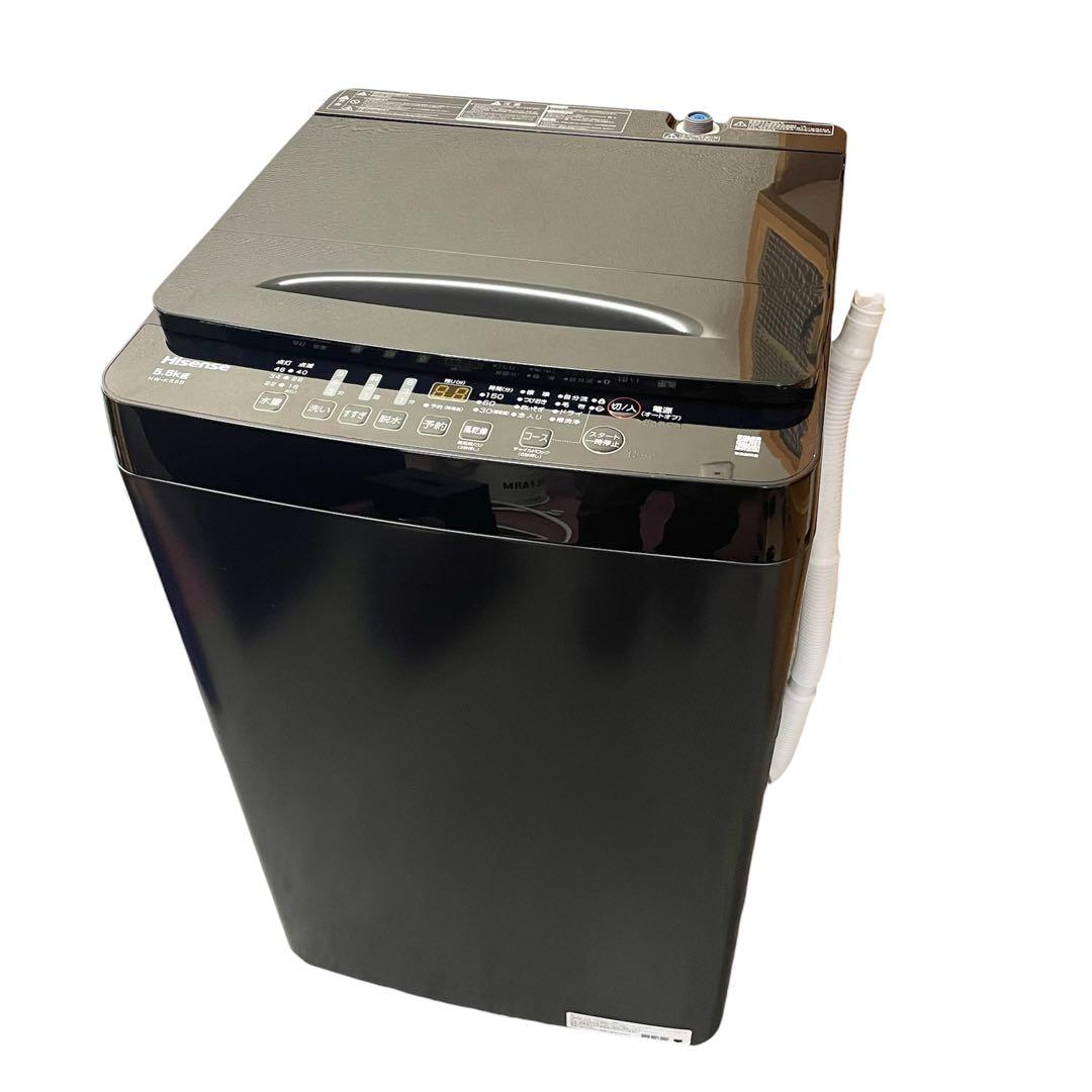 【美品】ハイセンス5.5kg 洗濯機 HW-K55B 2024年 F