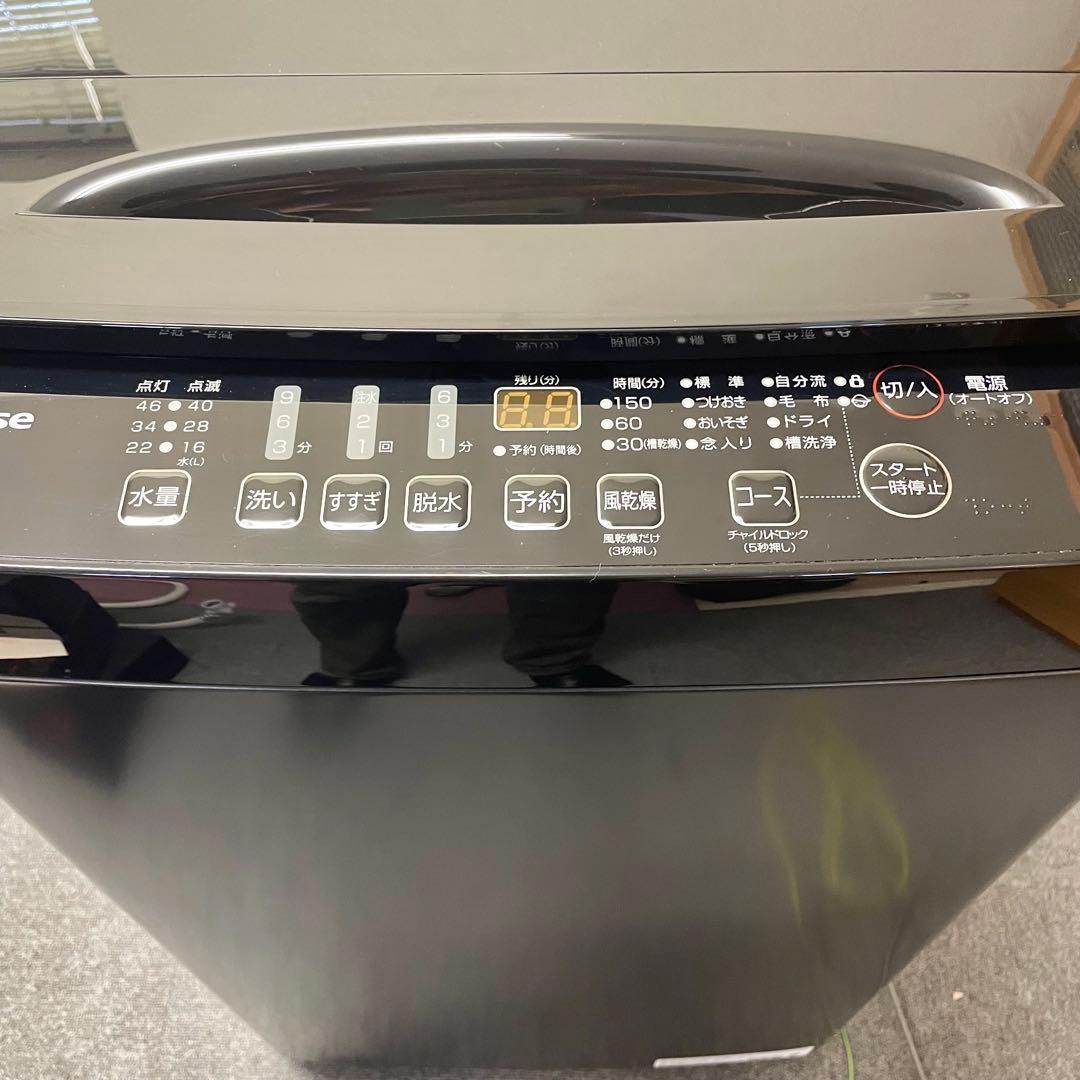 【美品】ハイセンス5.5kg 洗濯機 HW-K55B 2024年 F