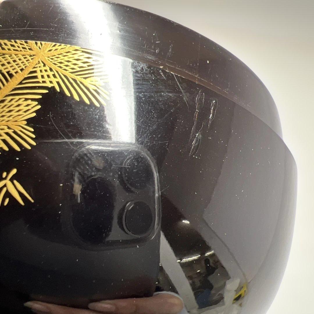 ☆茶3 哲山　四季草花　平棗　共箱　口径8cm 東K8-0125②