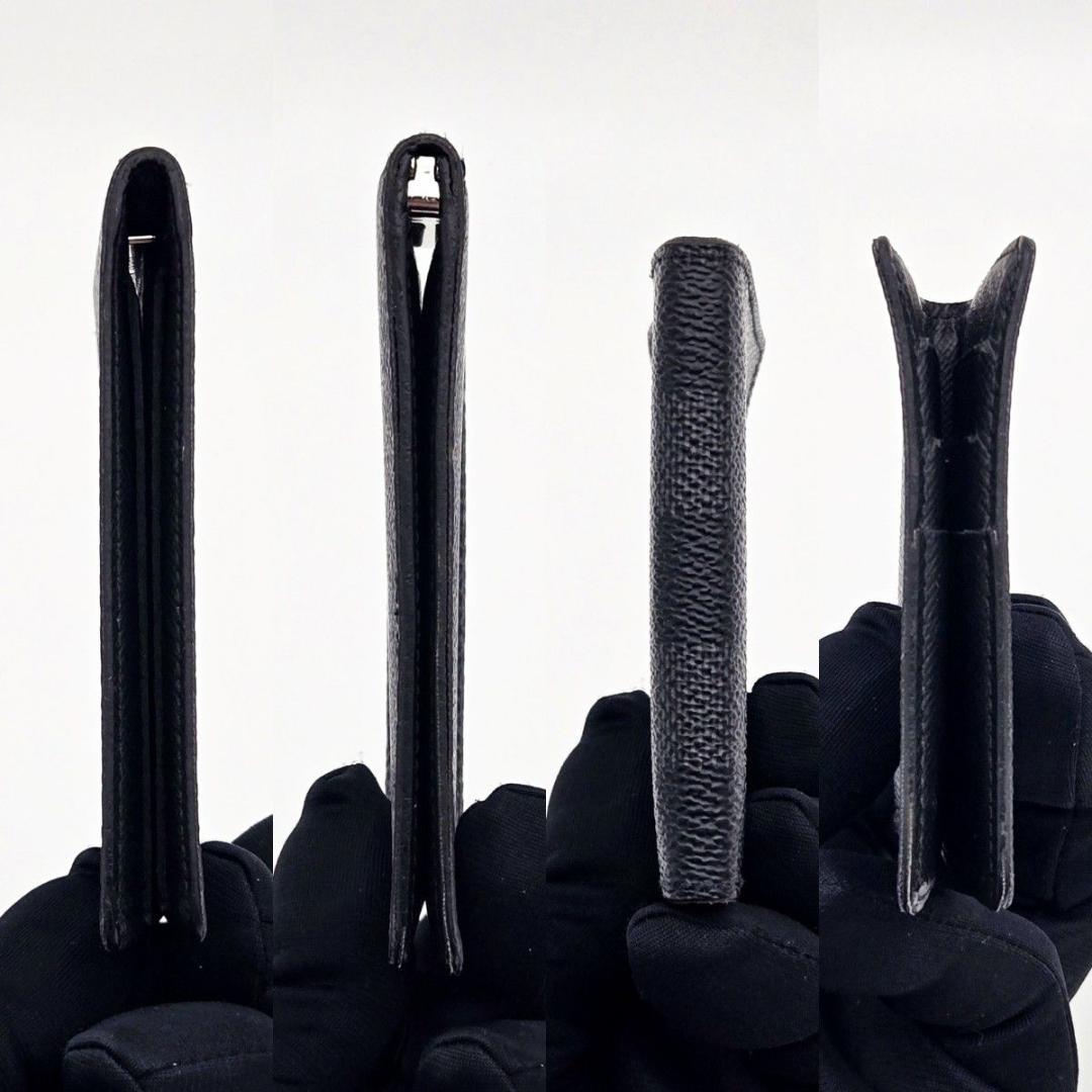 [箱/袋付] ルイヴィトン マネークリップ ダミエ グラフィット パンス