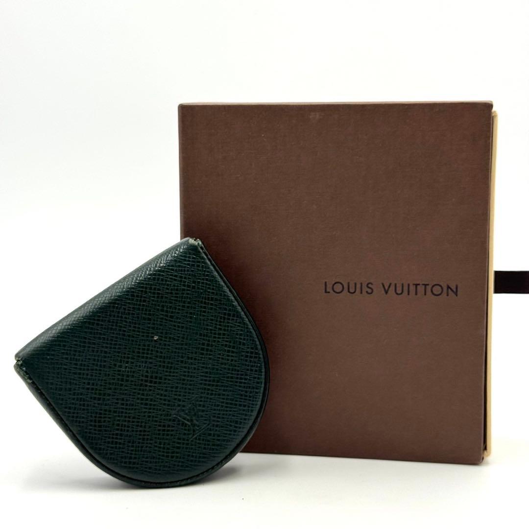 【希少ドイツ製】ルイヴィトン タイガ グリーン ケース 正規品