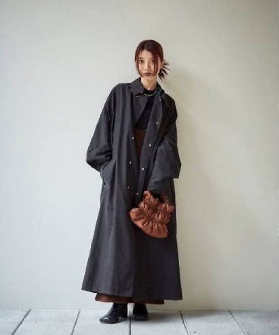 ジャケット・アウター soutiencollar trench coat todayful black