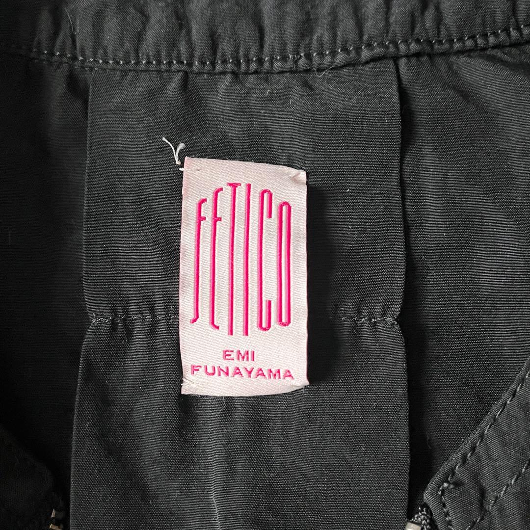 FETICO フェティコ SLEEVELESS NYLON JUMPSUITS