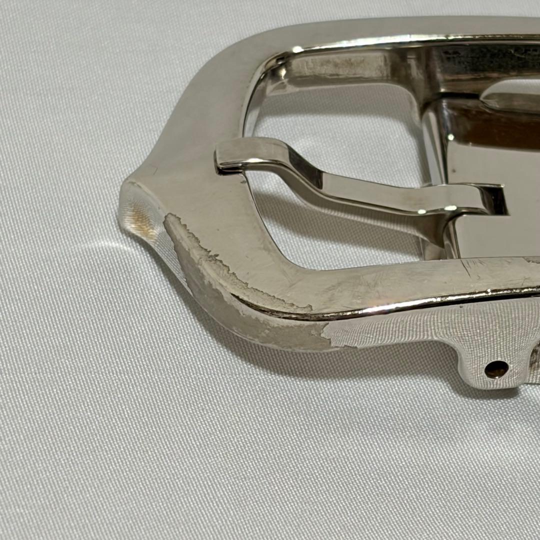 美品 カルティエ アルディロン シルバー レザー