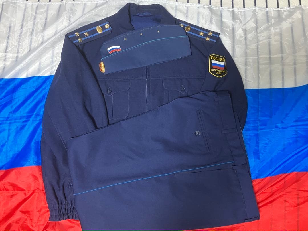 ロシア軍 航空宇宙防衛軍 勤務服 60-4くらい？ 旧タイプ