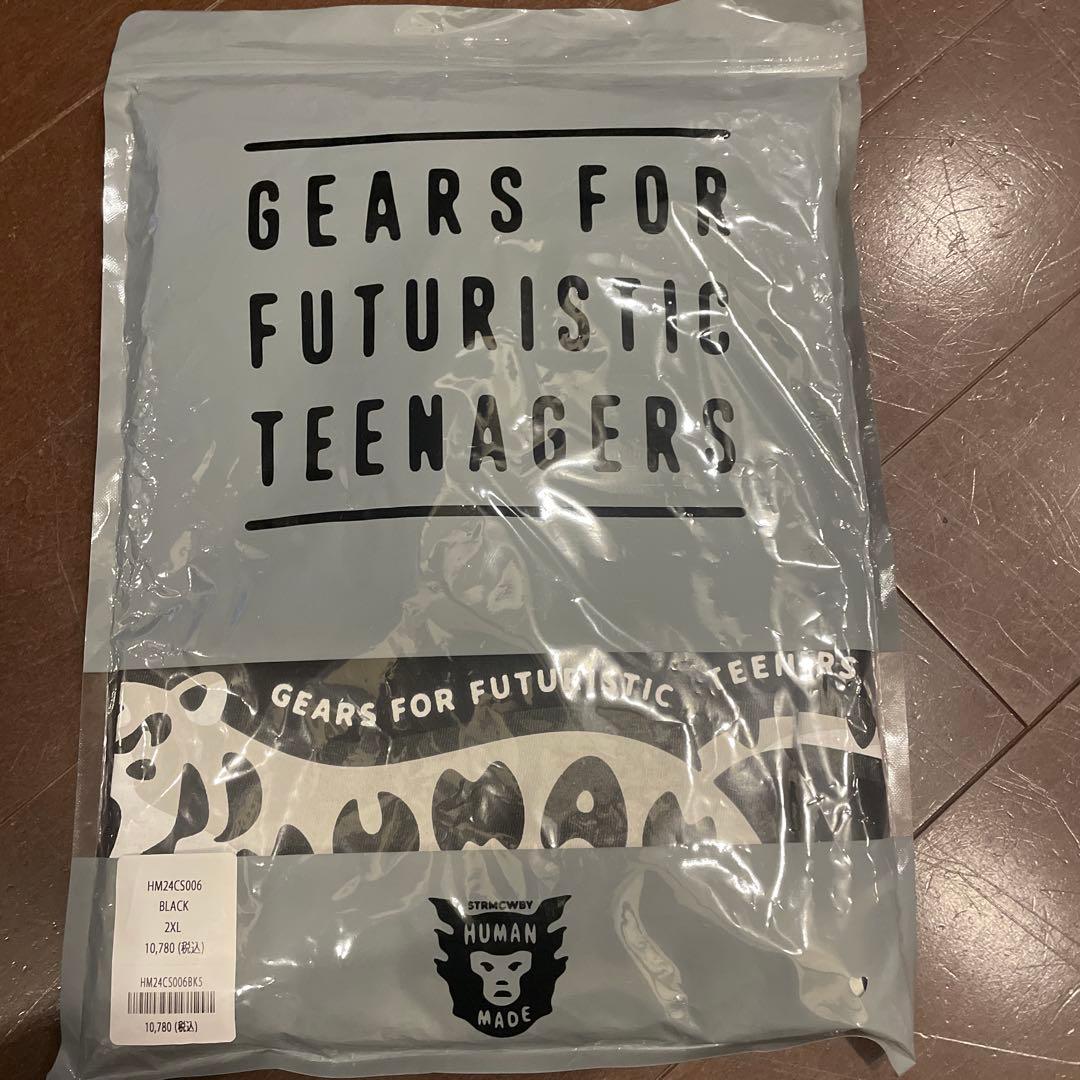 酒*花様 HUMAN MADE ブラック ロングスリーブ Tシャツ 2XL