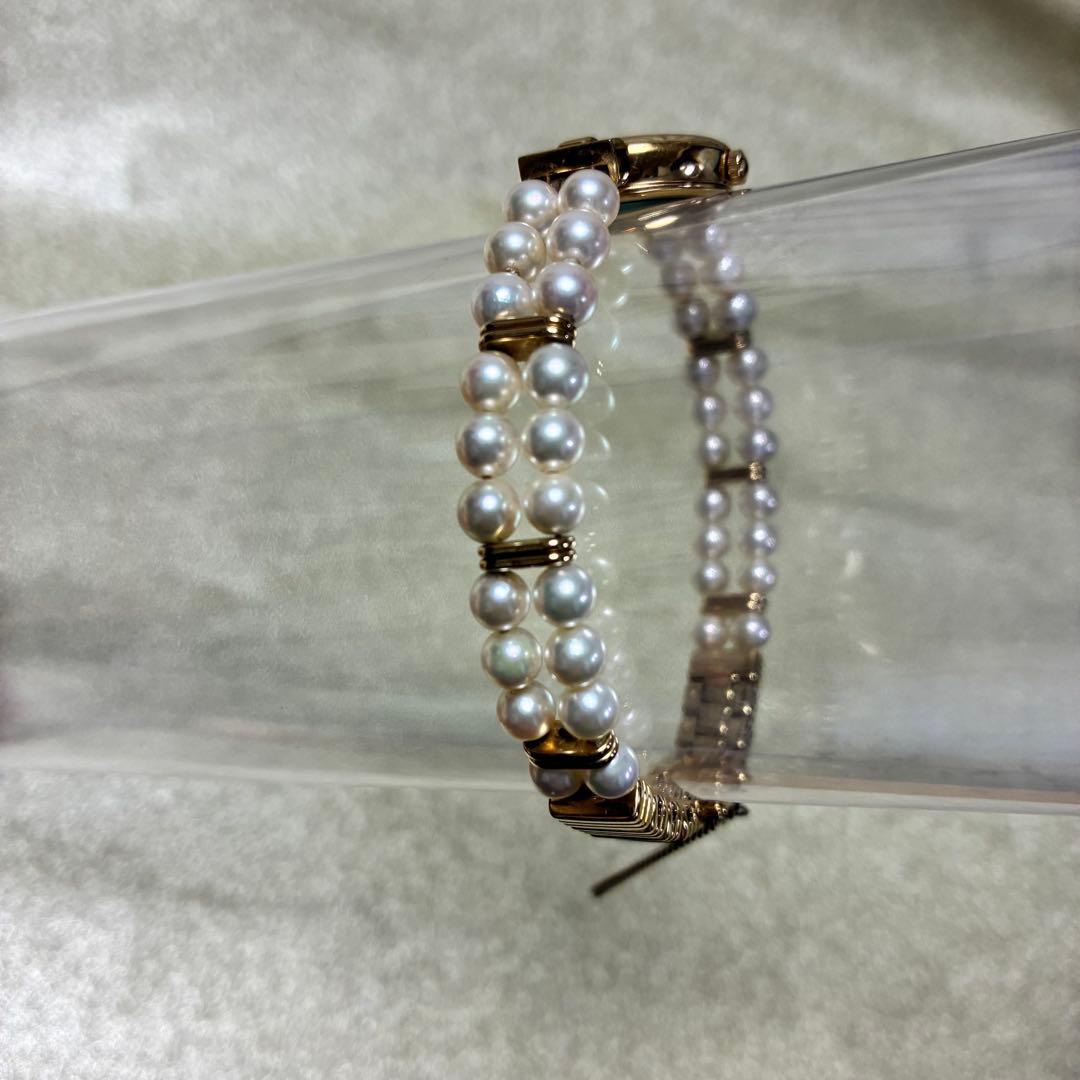 MIKIMOTO JAL パール 真珠 腕時計　電池交換済み
