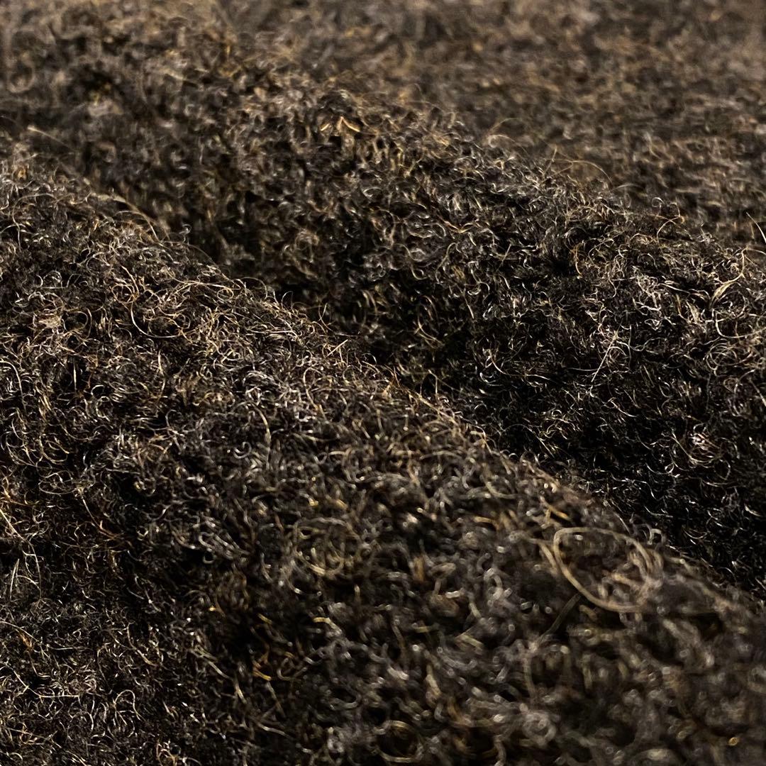 希少L 00s【OLD GAP】シャギーカーディガン 毛足長め/モヘア調 グレー