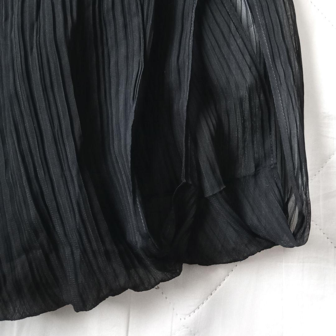 ISSEY MIYAKE　スカート　チュールプリーツ　マキシ丈　日本製　花びら