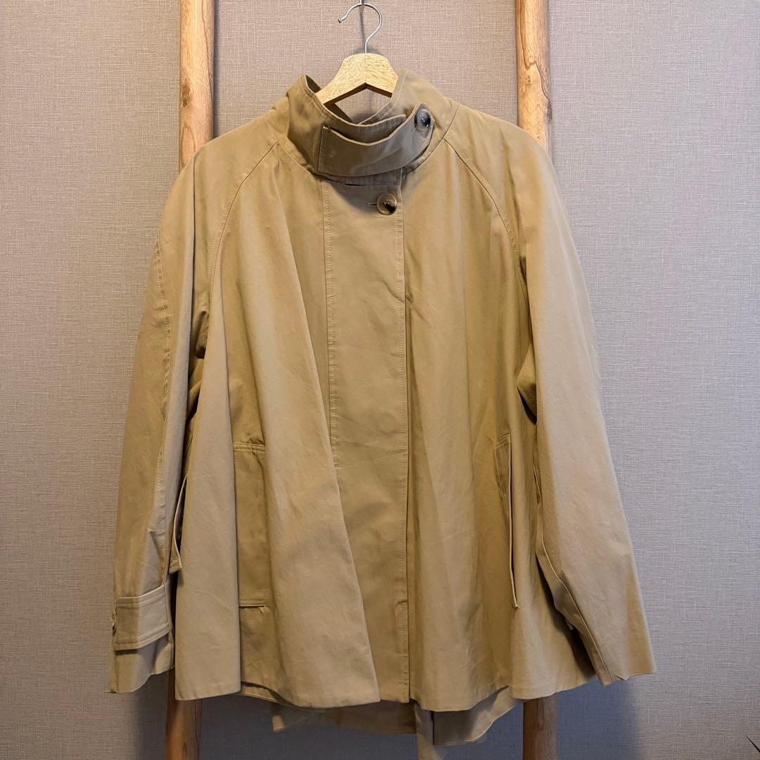 完売品nalm フリルハーフトレンチ