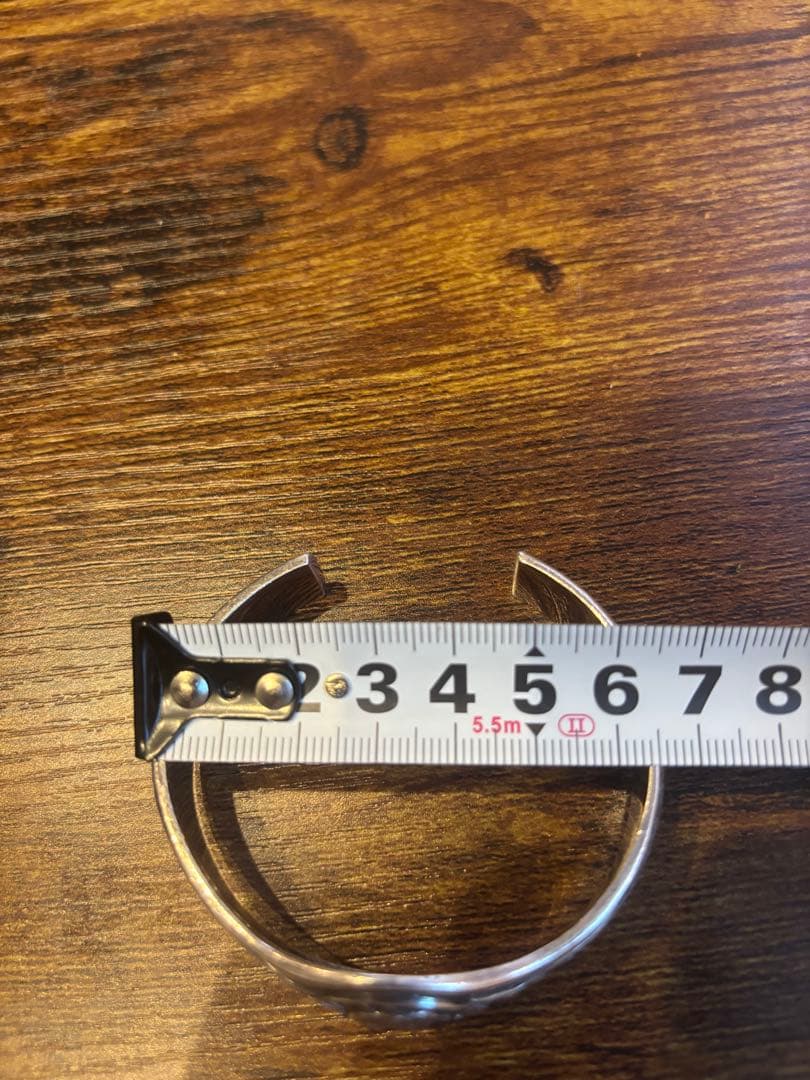 THE CRIMIE スカル　バングル　シルバー