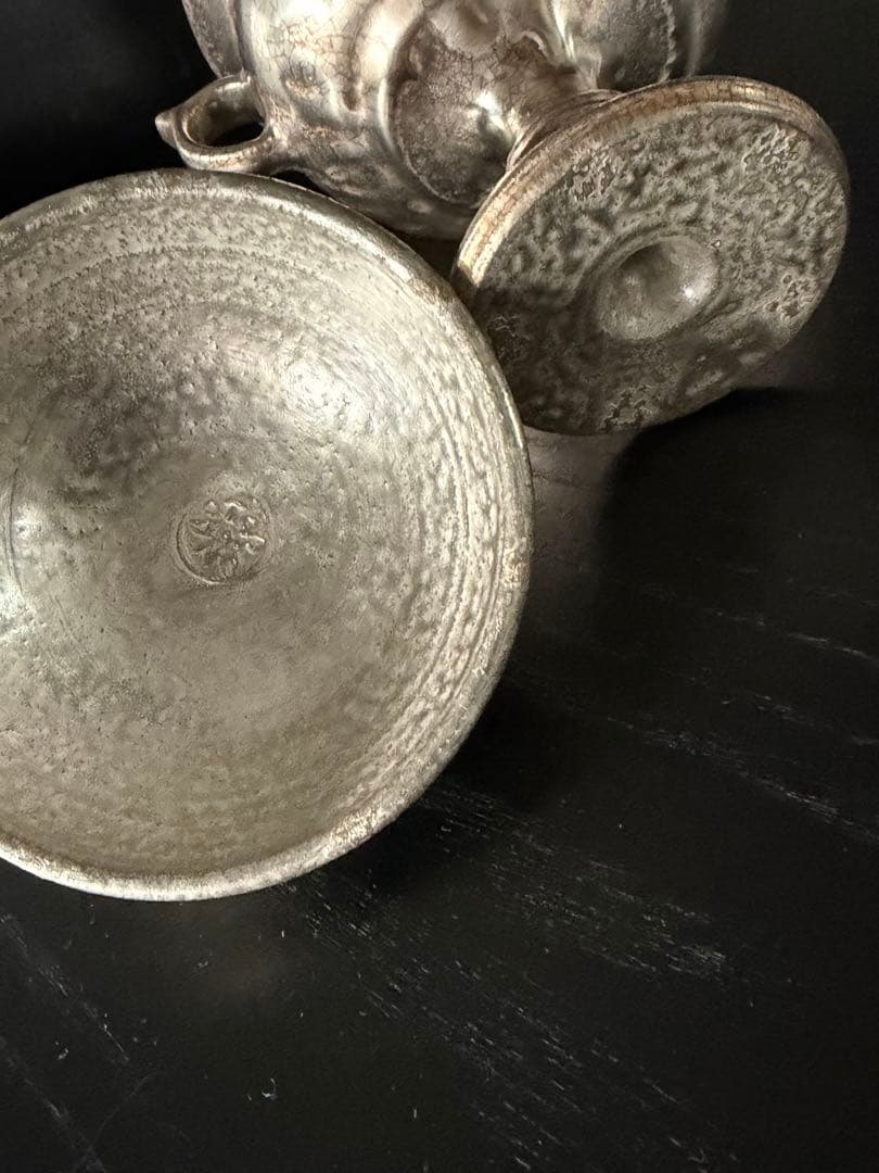 限定品希少　谷井直人　銀彩　コンポート　未使用