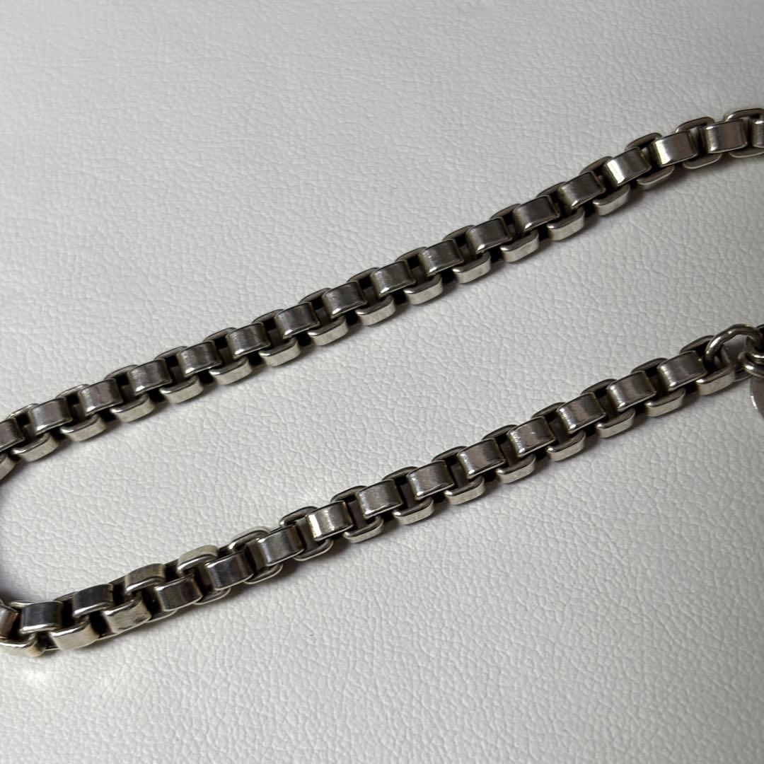 Tiffany & Co. シルバーチェーンブレスレット 長さ19cm